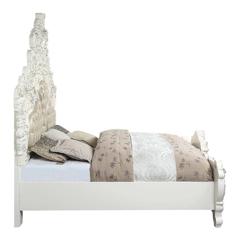 Vanaheim - Antique White - Eastern King Bed - Ornate Home