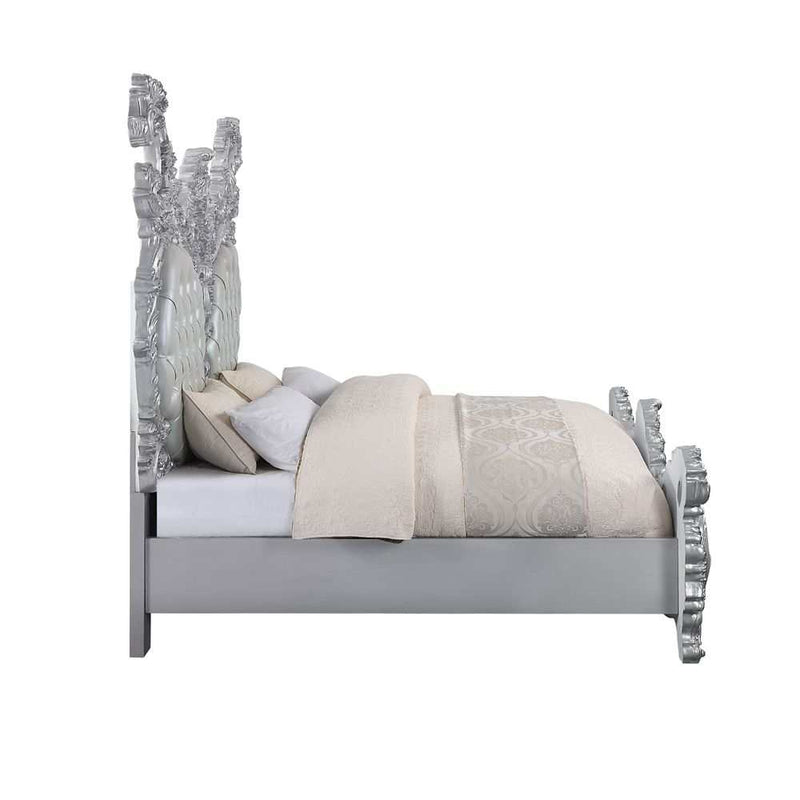 Valkyrie - Light Gold & Gray - Eastern King Bed - Ornate Home