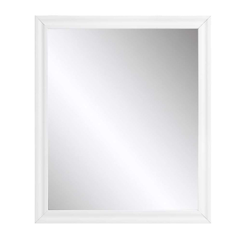 Gaines - White High Gloss  - Mirror - Ornate Home