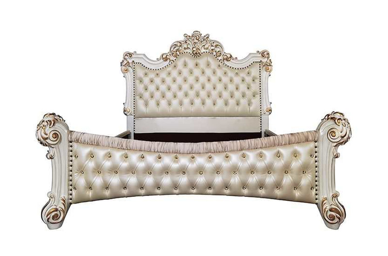 Vendom - Antique Pearl - Eastern King Bed - Ornate Home