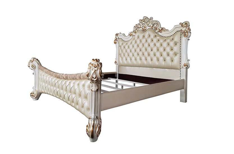 Vendom - Antique Pearl - Eastern King Bed - Ornate Home