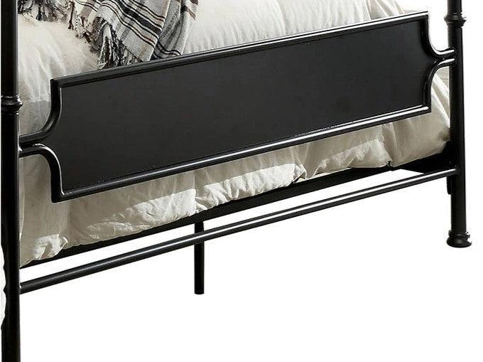 Beatrix - Black Metal - Cal. King Bed - Ornate Home