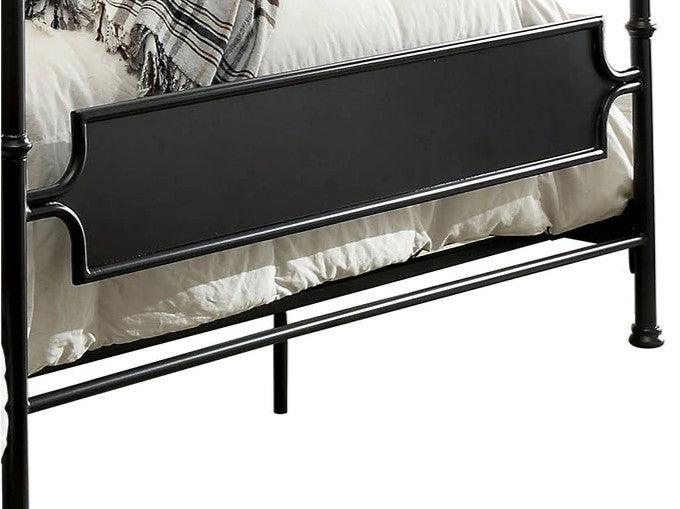 Beatrix - Black Metal - Queen Bed - Ornate Home