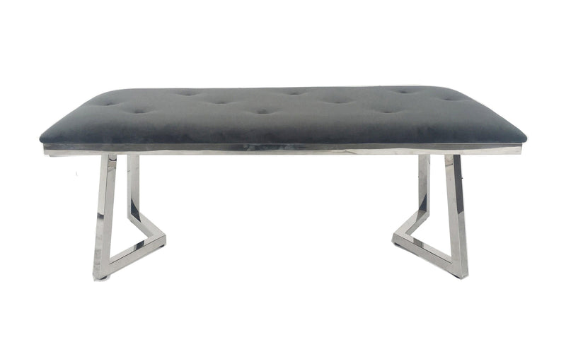 Beaufort - Dark Grey - Bench - Ornate Home