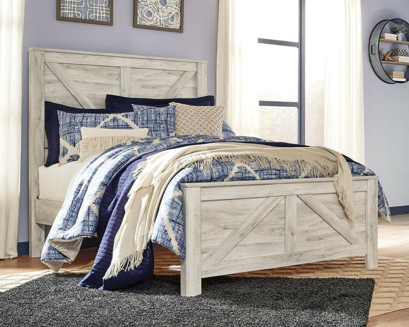 Bellaby Queen Crossbuck Panel Bed - Ornate Home