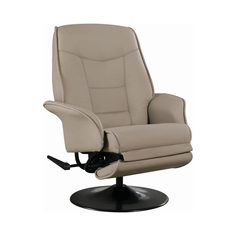 Berri - Beige - Swivel Recliner - Ornate Home