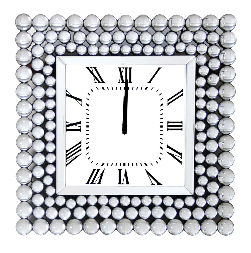 Bione Mirrored Wall Clock - Ornate Home