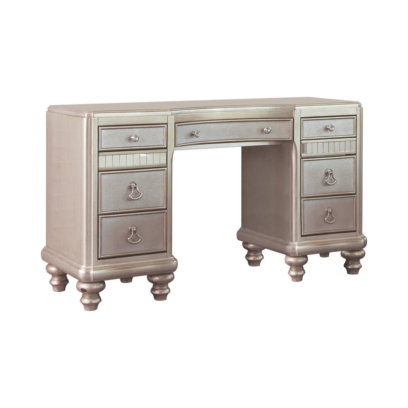 Bling Game - Metallic Platinum - 3pc Vanity Set - Ornate Home