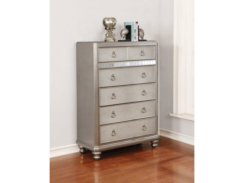 Bling Game - Metallic Platinum - Chest - Ornate Home