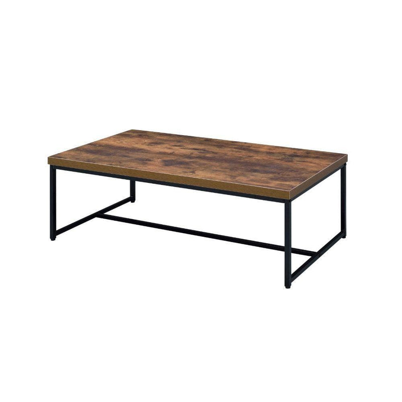 Bob - Weathered Oak & Black - Coffee Table - Ornate Home