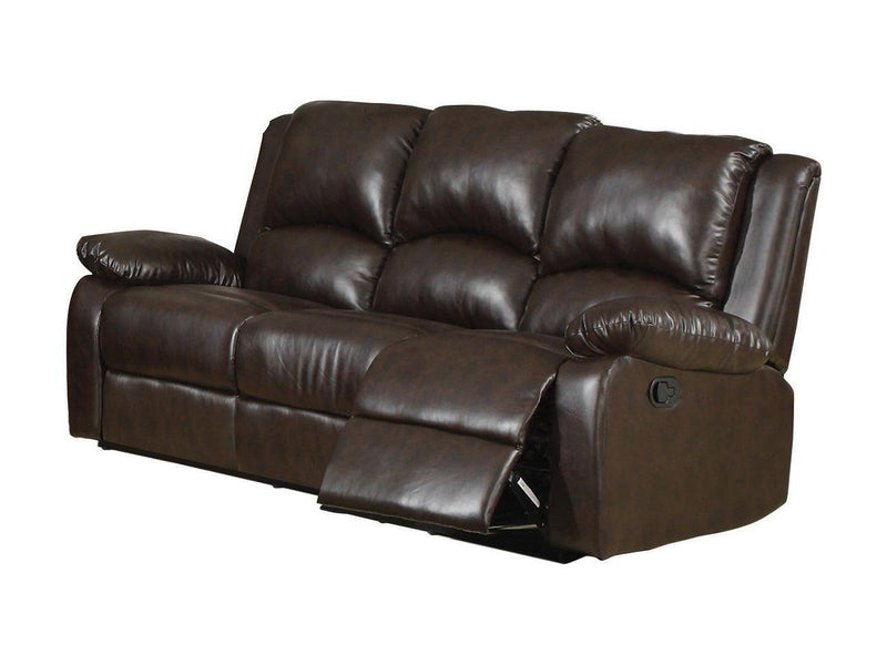 Boston - Brown - Reclining Motion Sofa - Ornate Home