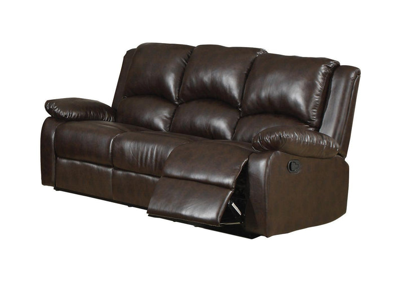 Boston - Brown -  Reclining Sofa & Loveseat - Ornate Home