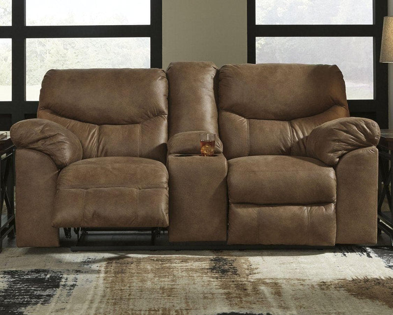 Boxberg Reclining Loveseat with Console - Ornate Home