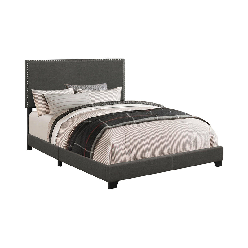 Boyd - Charcoal - Queen Panel Bed - Ornate Home