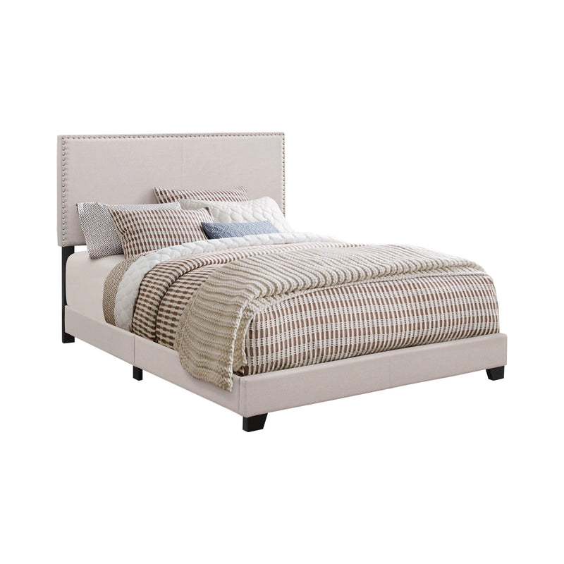 Boyd - Ivory - Full Panel Bed - Ornate Home