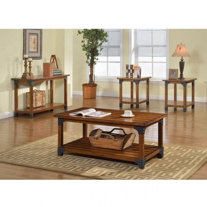 Bozeman - Antique Oak - 3pc Coffee Table Set - Ornate Home