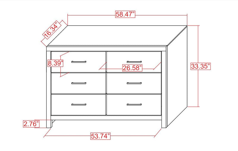 Brantford - Barrel Oak - Dresser - Ornate Home