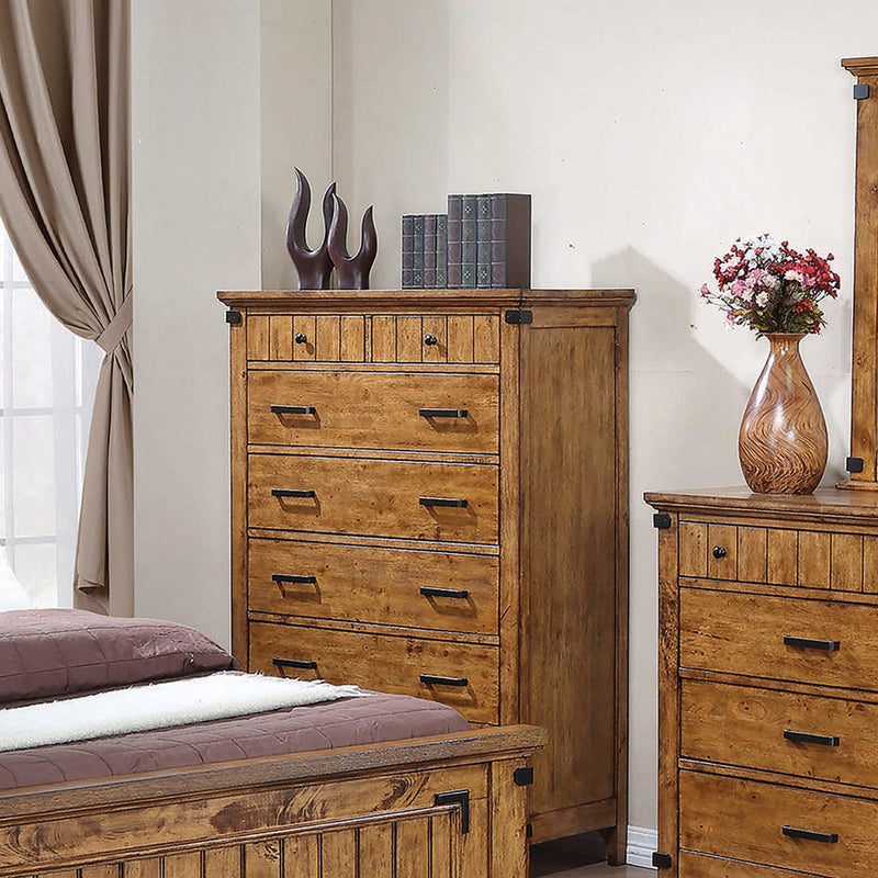 Brenner - Rustic Honey - Chest - Ornate Home