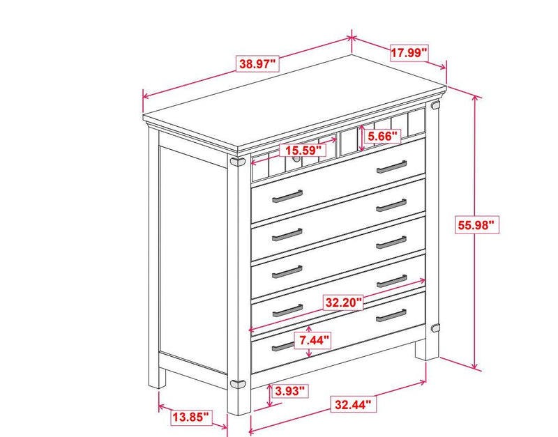 Brenner - Rustic Honey - Chest - Ornate Home