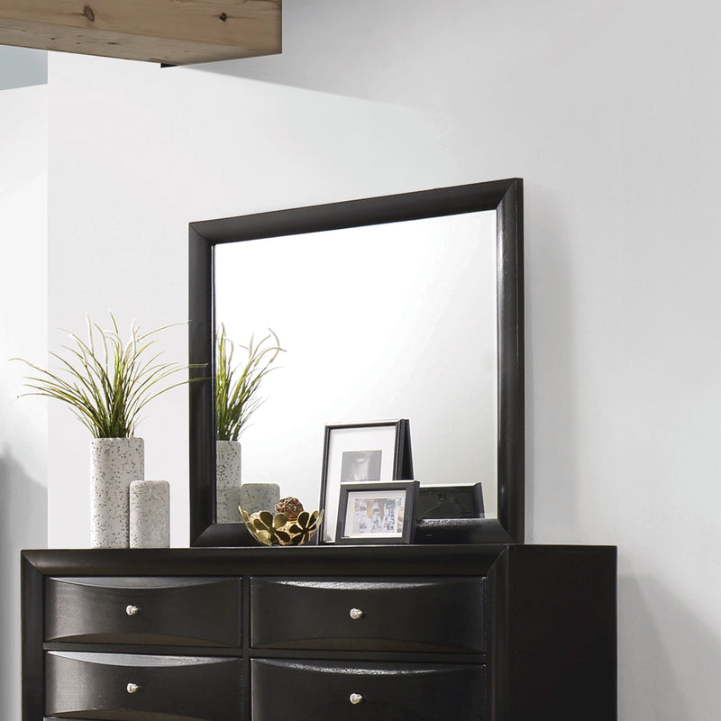 Briana - Black - Rectangle Dresser Mirror - Ornate Home