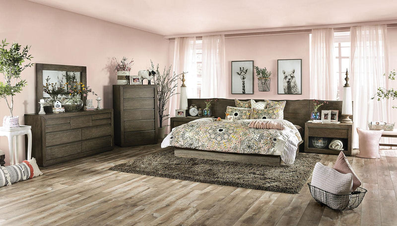 Bridgewater - Light Walnut - Queen Bed - Ornate Home