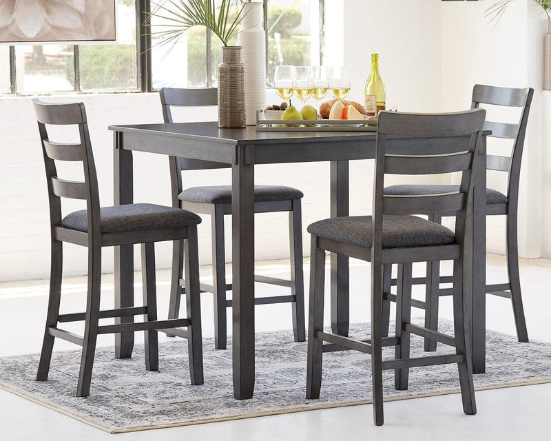 Bridson Counter Height Dining Table and Bar Stools (Set of 5) - Ornate Home