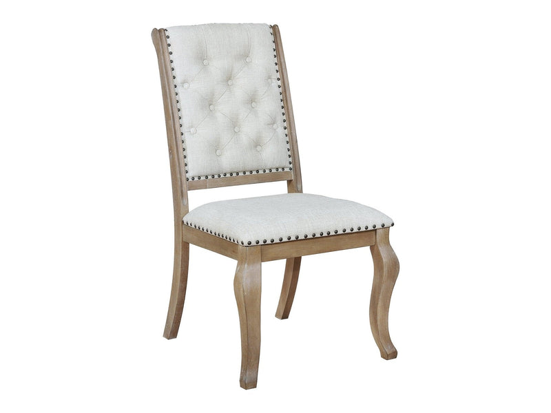 Brockway - Cream - Barley Brown Side Chairs (Set of 2) - Ornate Home