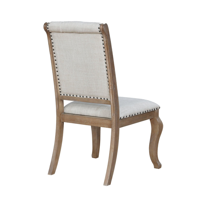 Brockway - Cream - Barley Brown Side Chairs (Set of 2) - Ornate Home