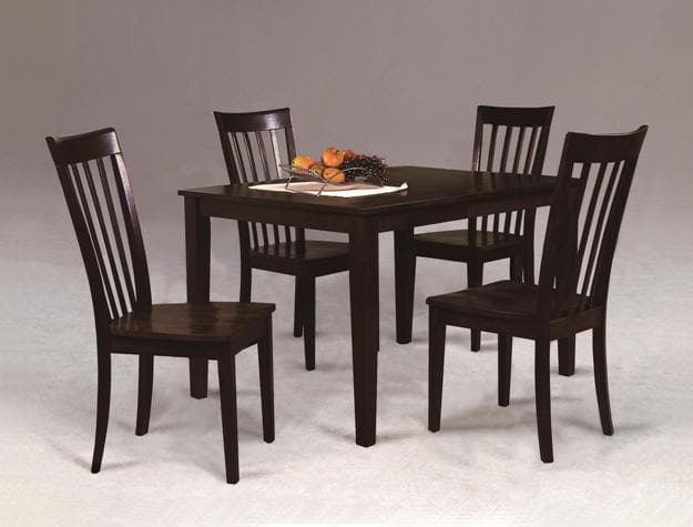 Brody Espresso 5-Piece Dining Set - Ornate Home