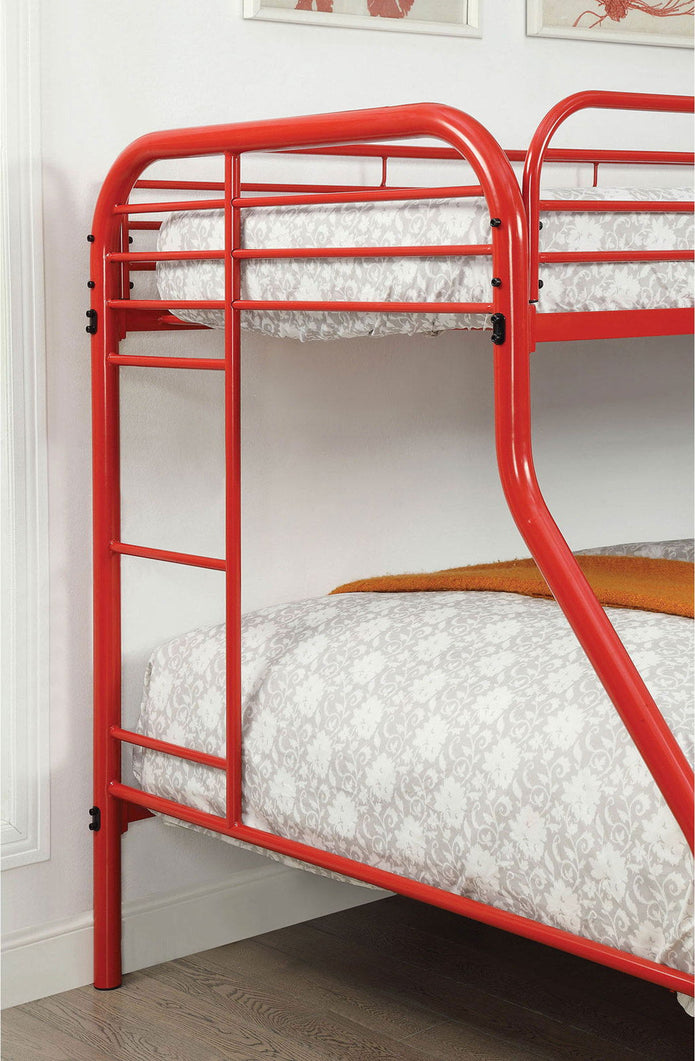 Opal Red Twin/Full Bunk Bed