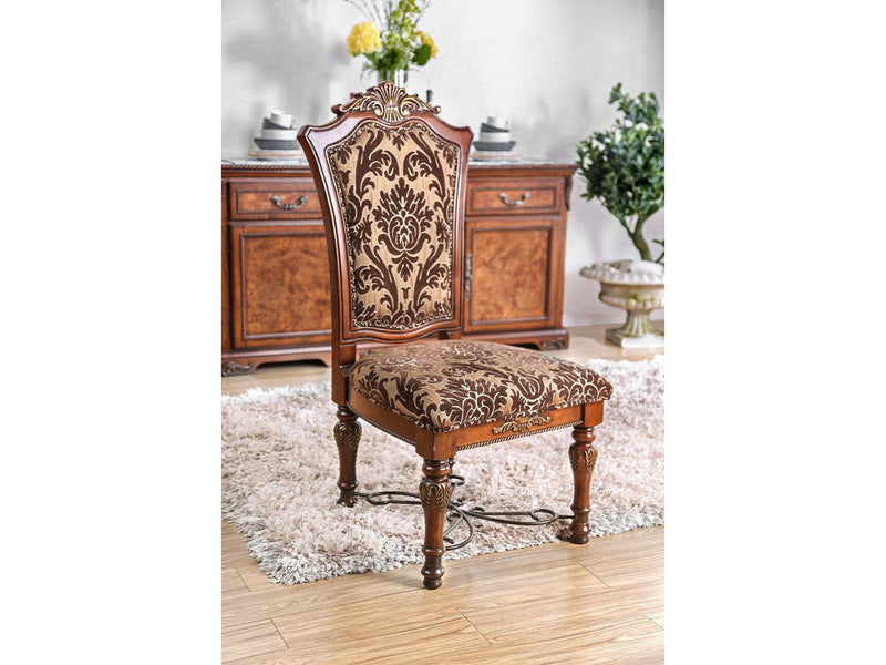 Lucie Brown Cherry Dining Chair (Set of 2)