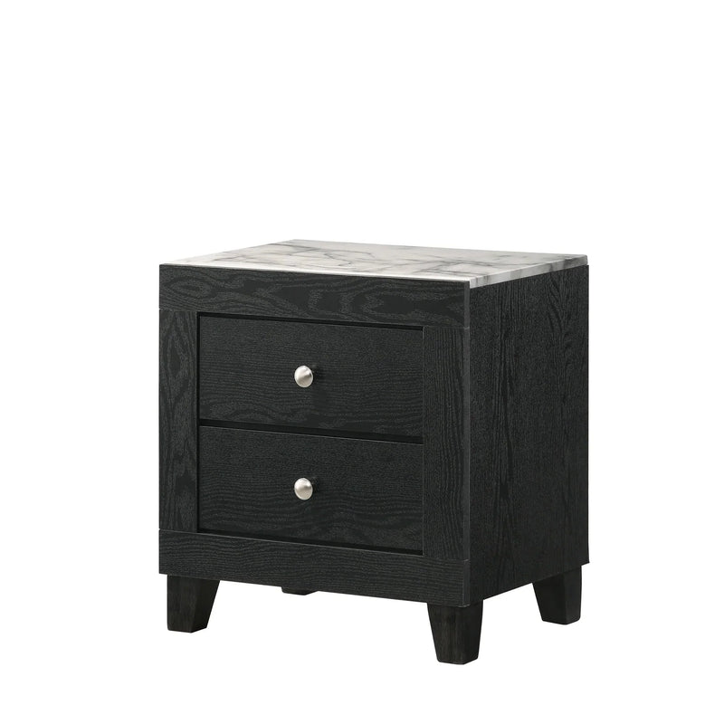 Cadence Black Nightstand - Ornate Home