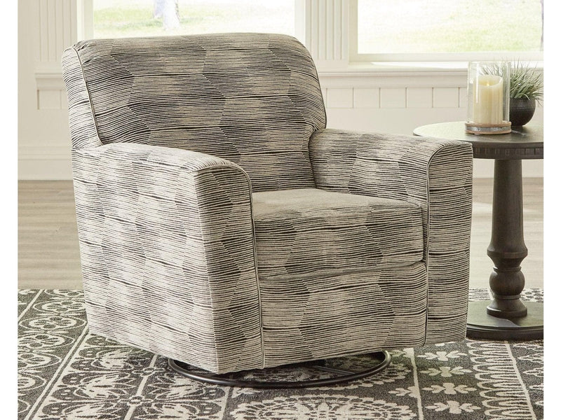 Callisburg Swivel Glider Accent Chair - Ornate Home