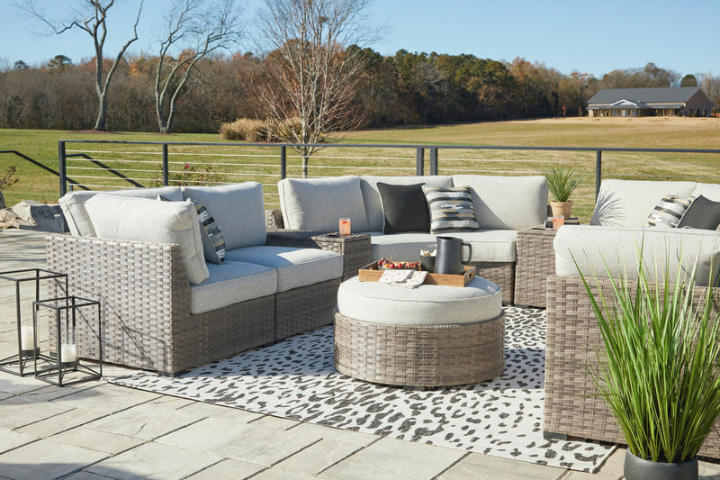 [CYBER WEEK] Calworth Outdoor Ottoman w/ Cushion - Ornate Home