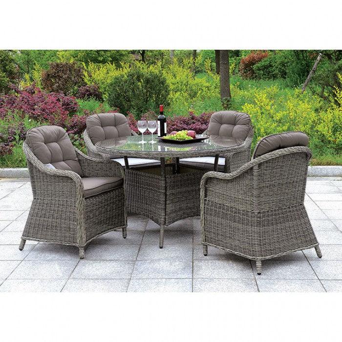 Canistota - Gray - Outdoor Dining Chair (Set of 2) - Ornate Home