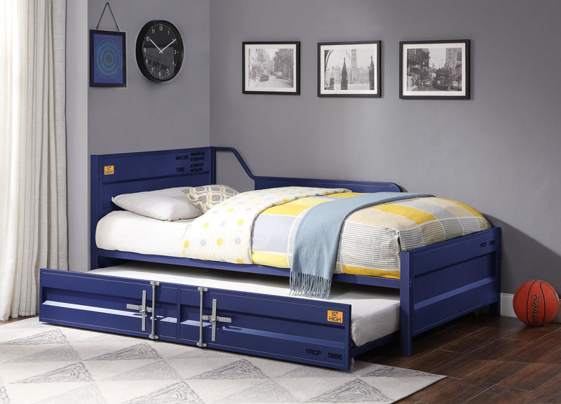 Cargo Blue Daybed & Trundle (Twin Size) - Ornate Home