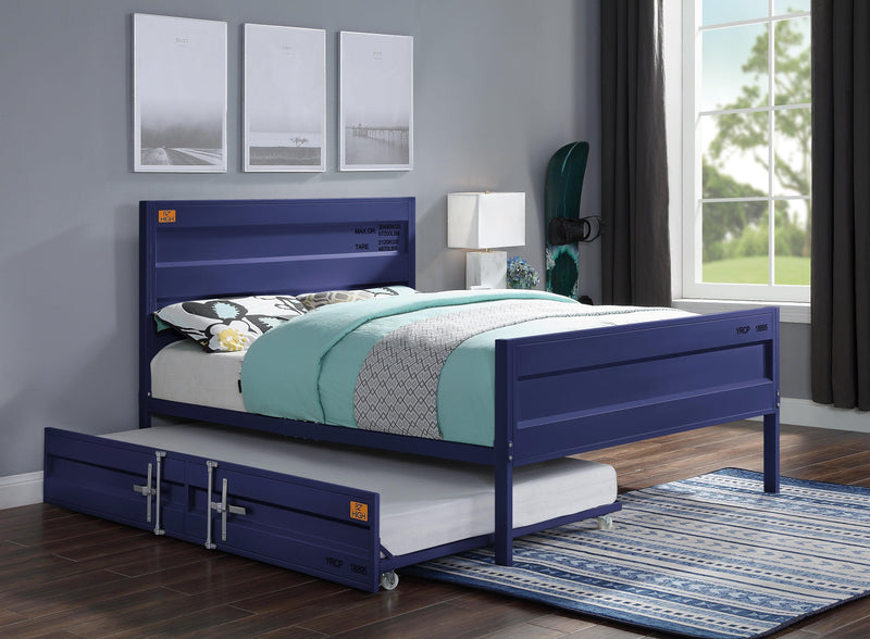 Cargo Blue Full Bed - Ornate Home