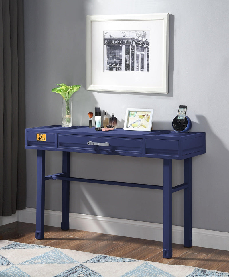 Cargo Blue Vanity Desk - Ornate Home