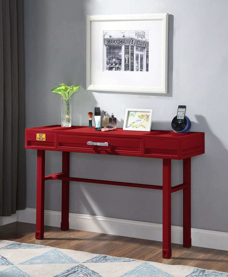 Cargo Red Vanity Desk - Ornate Home