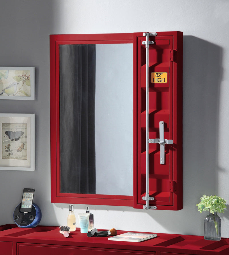 Cargo Red Vanity Mirror - Ornate Home