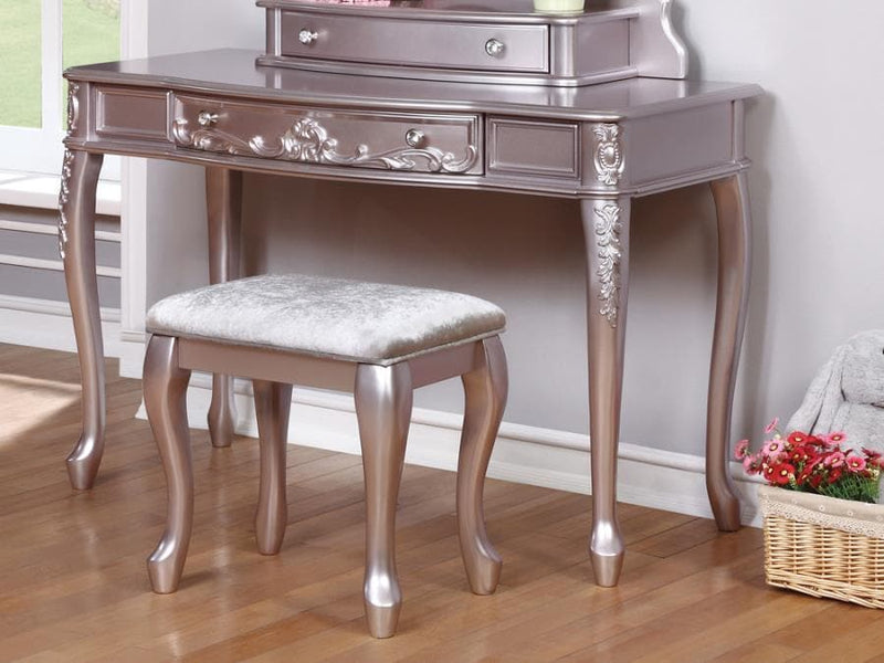 Caroline - Metallic Lilac - Vanity Desk - Ornate Home