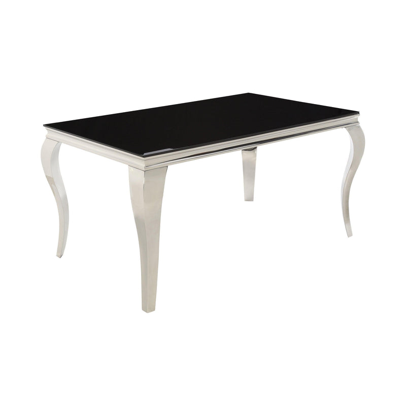 Carone - Black - Dining Table - Ornate Home