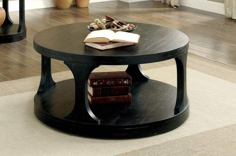 Carrie - Antique Black - Coffee Table - Ornate Home