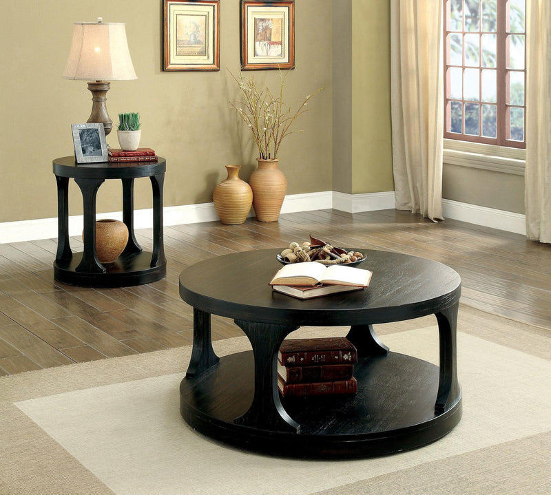 Carrie - Antique Black - Coffee Table - Ornate Home