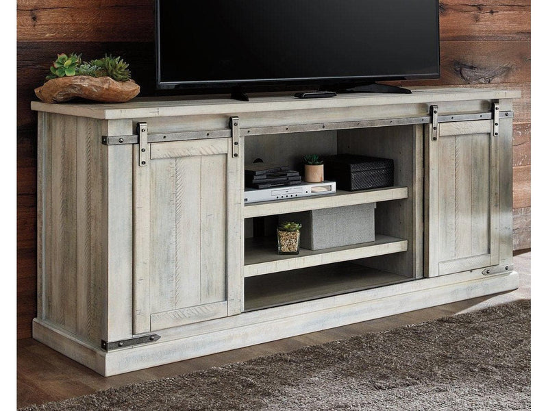 Carynhurst - Whitewash - 70" TV Stand - Ornate Home