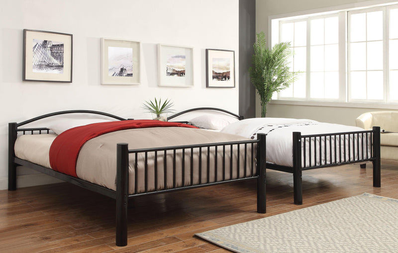 Cayelynn Black Bunk Bed (Full/Full) - Ornate Home