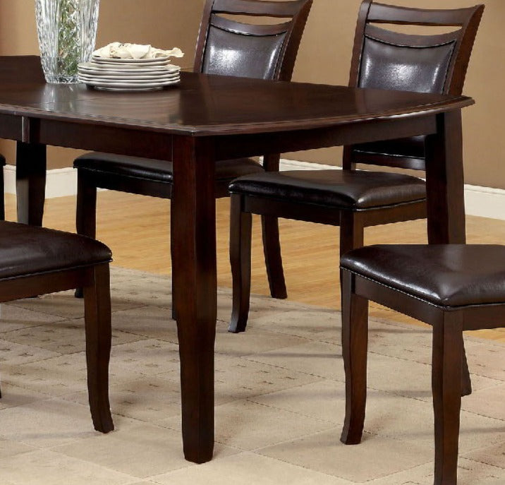 Woodside Dark Cherry & Espresso Dining Table