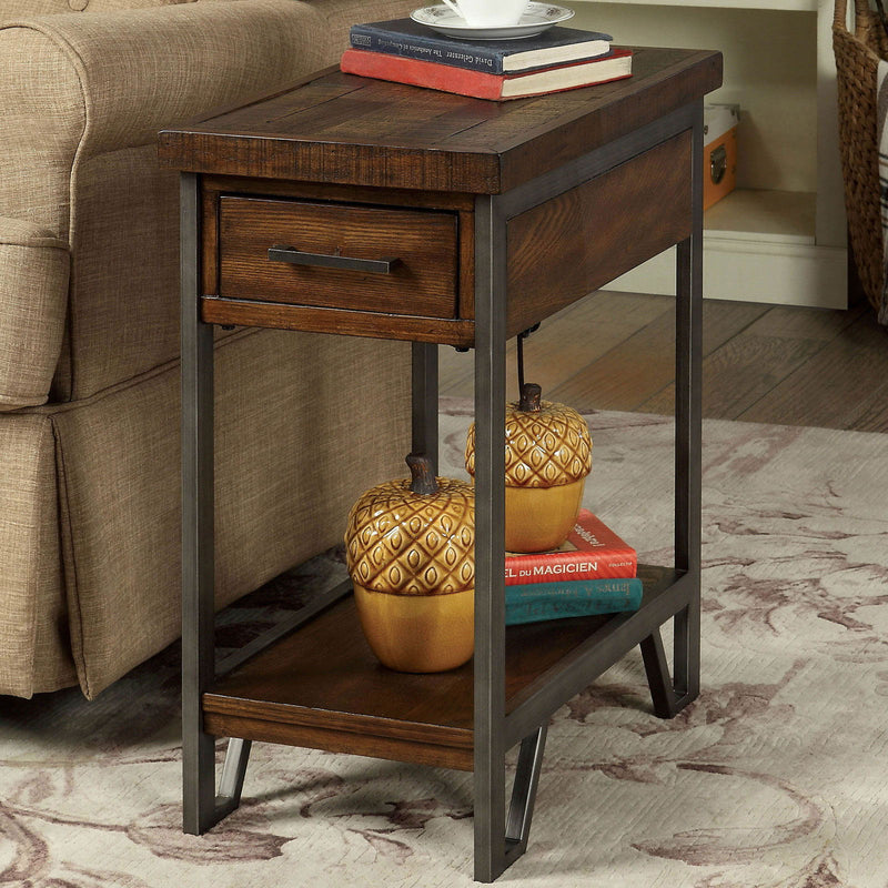 Dundalk Oak & Multi Side Table