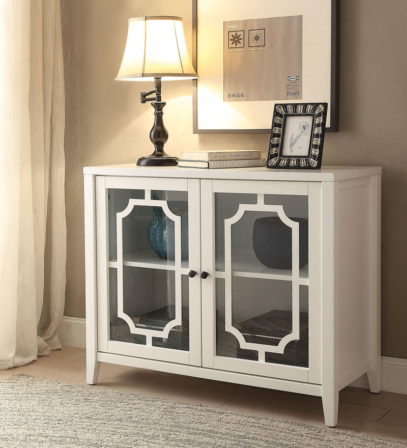 Ceara White Console Table - Ornate Home