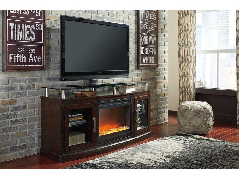 Chanceen 60" TV Stand with Electric Fireplace - Ornate Home